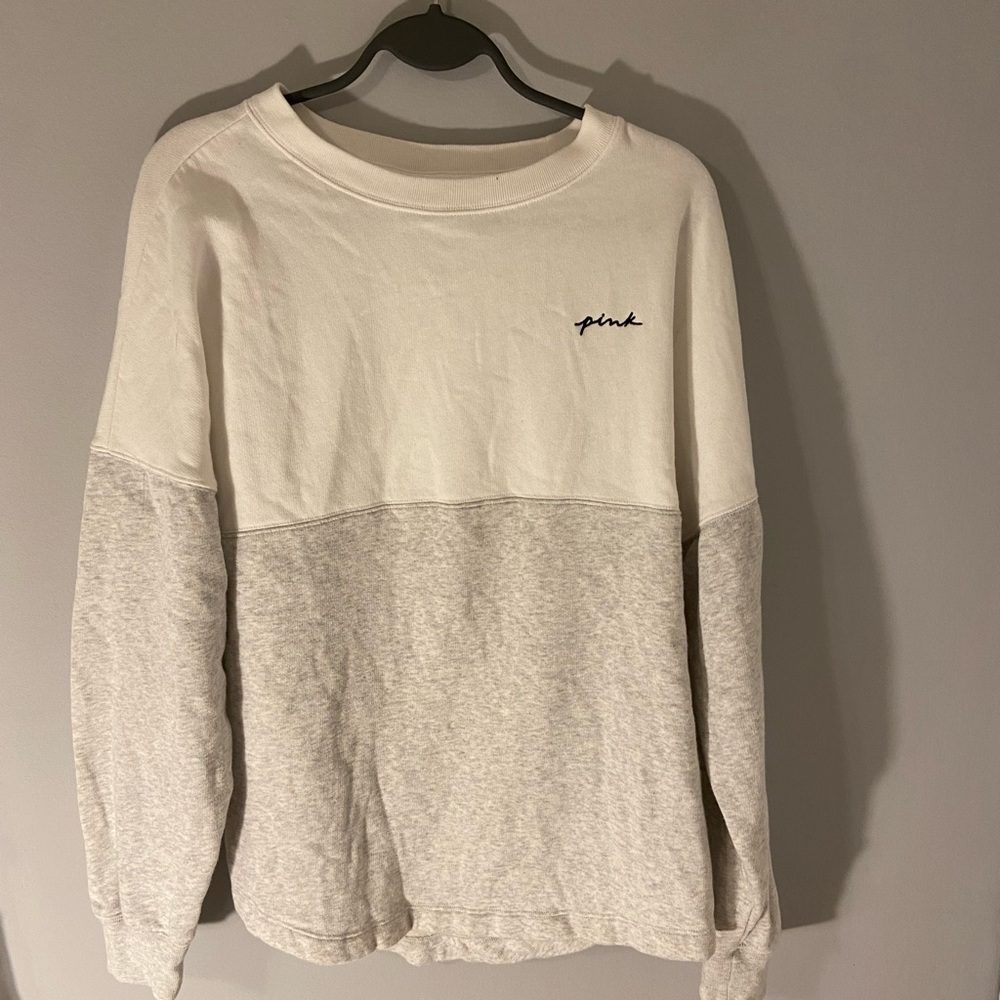 pink sweatshirt